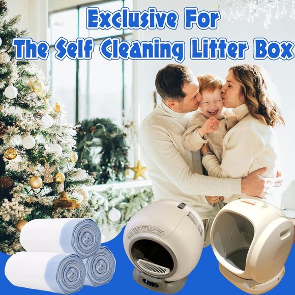 60-Count Extra-Thick Drawstring Cat Litter Box Liners - Picture 7 of 7